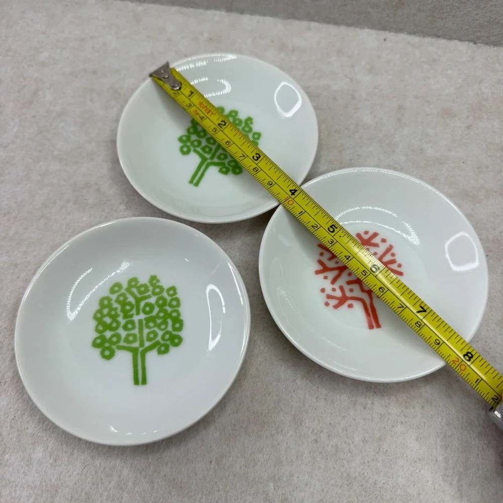 Four Seasons New York City NYC Set of 3‎ Butter Pat Dishes 4